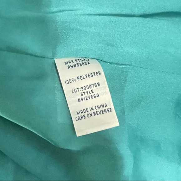 MAX STUDIO Multi-Color Sleeveless Sheath Womens Dress Size S A Line Scarf Dress - Picture 11 of 14